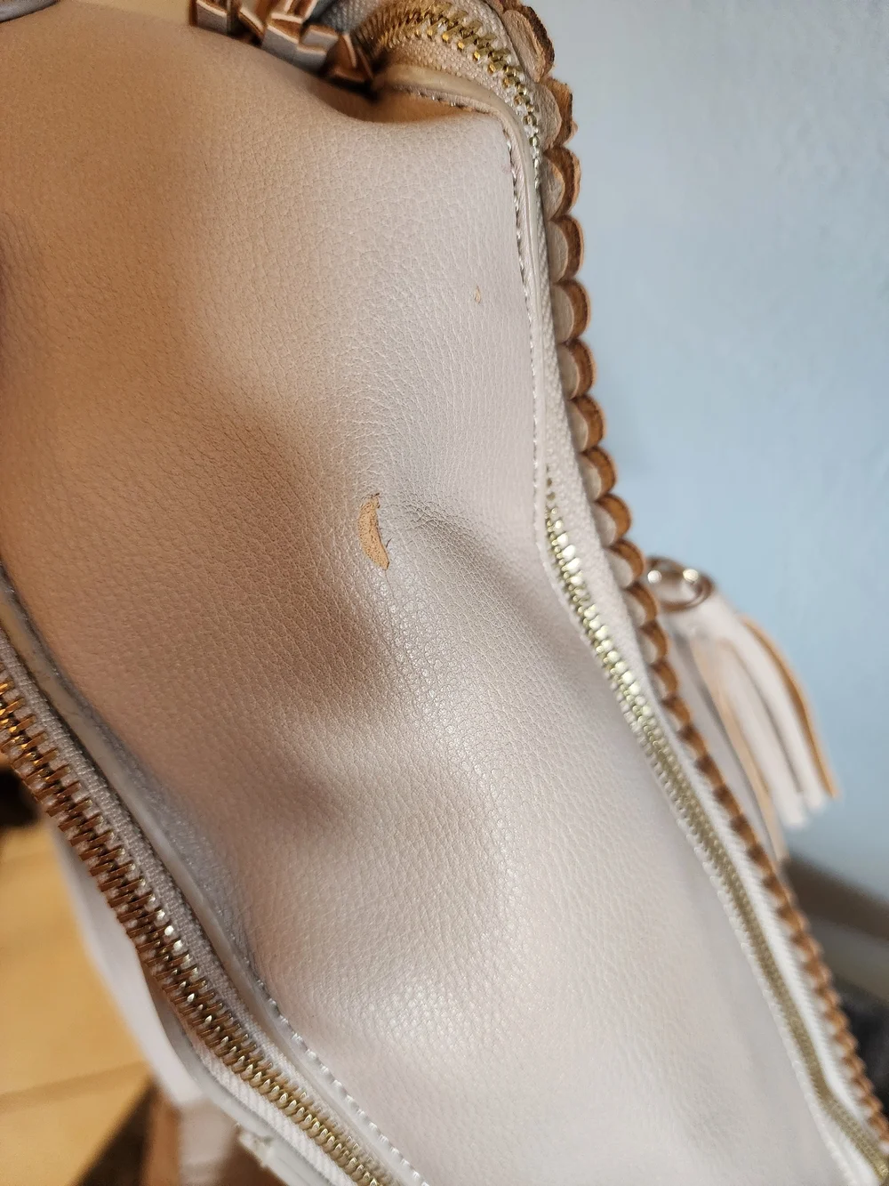 Hollis Loverlie Cream Laptop Backpack